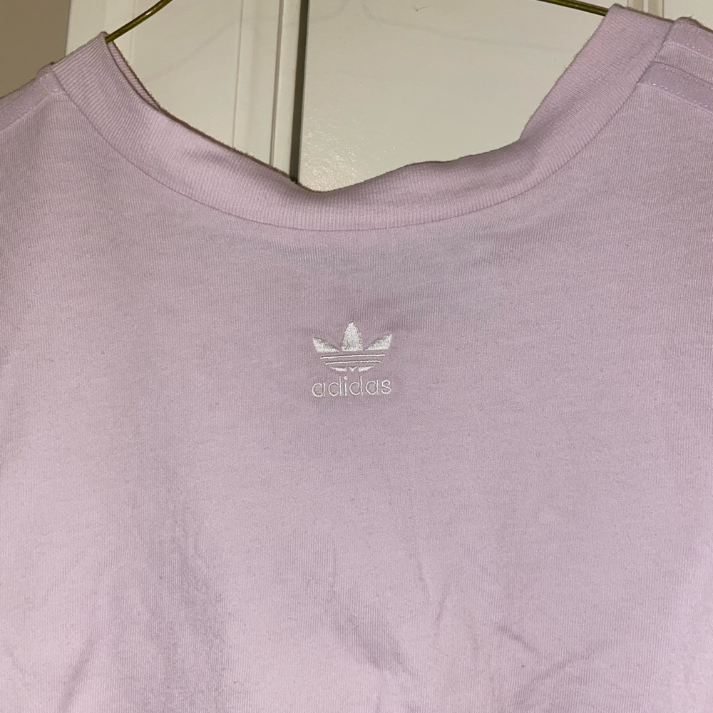 Adidas baby pink tee